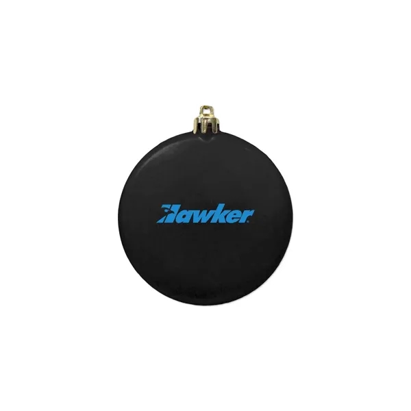 3" Satin Finish Flat Shatterproof Ornament