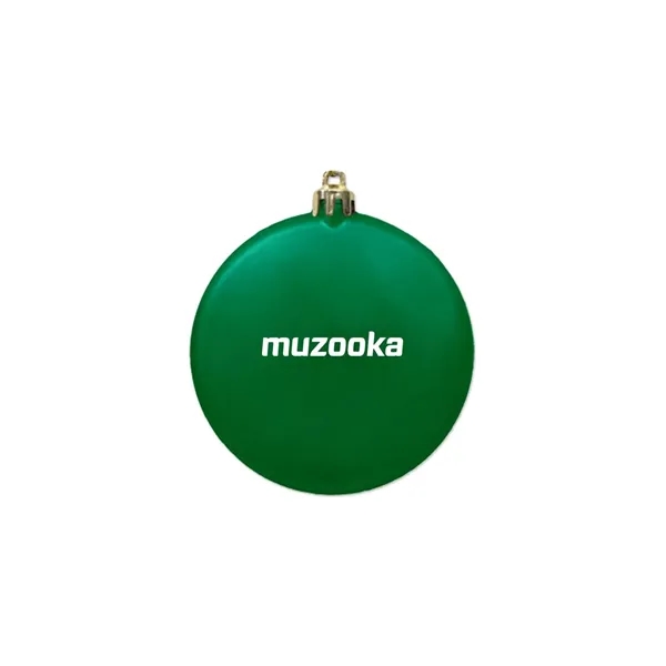 3" Satin Finish Flat Shatterproof Ornament