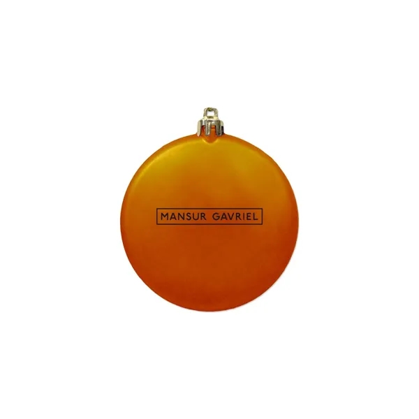 3" Satin Finish Flat Shatterproof Ornament