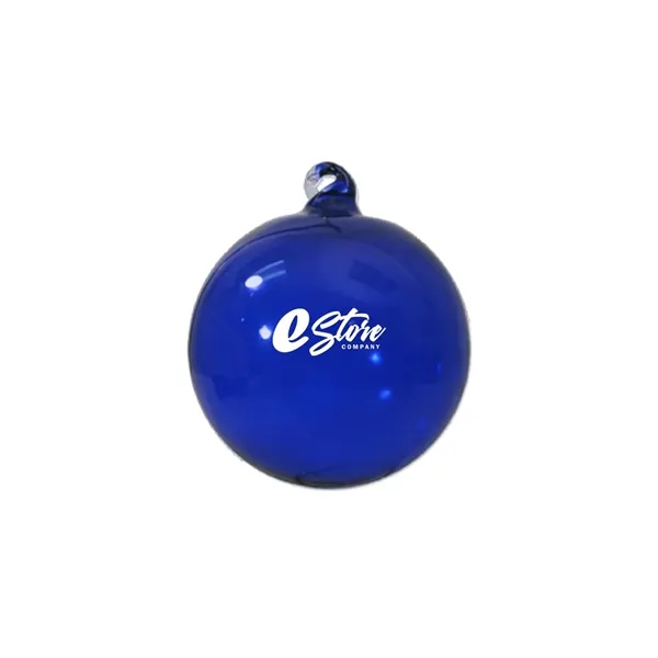 3" Hand Blown Glass Ornament