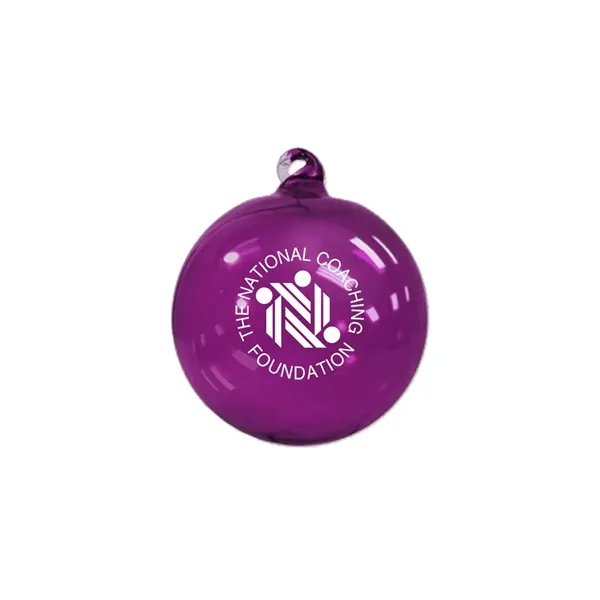 3" Hand Blown Glass Ornament