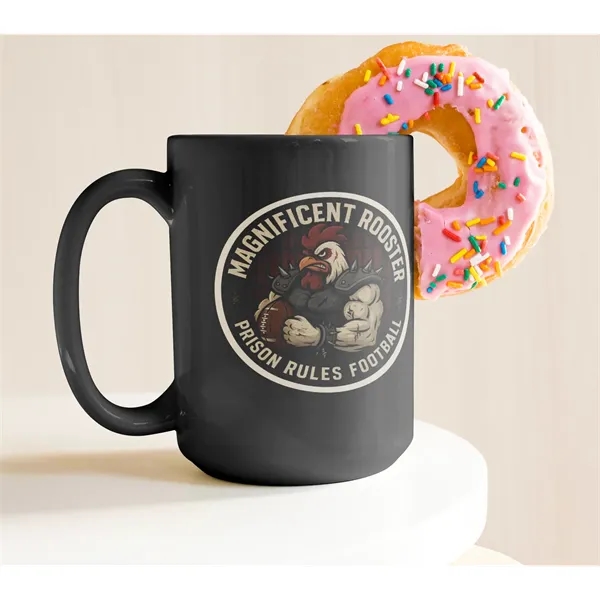 Ceramic Mug 15 oz Black