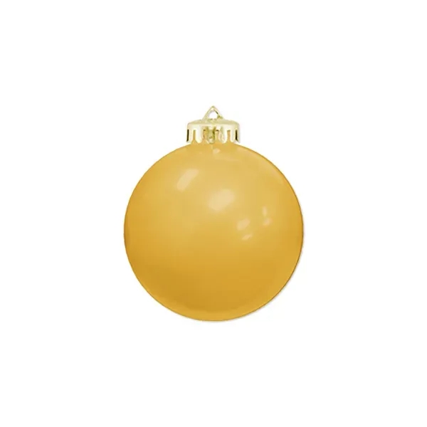 3 1/4" USA-Made Round Glossy Shatterproof Ornament