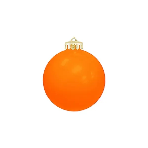 3 1/4" USA-Made Round Glossy Shatterproof Ornament