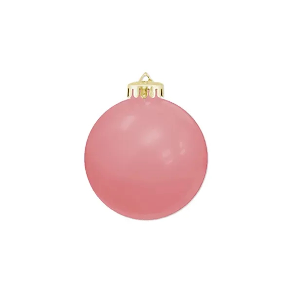 3 1/4" USA-Made Round Glossy Shatterproof Ornament