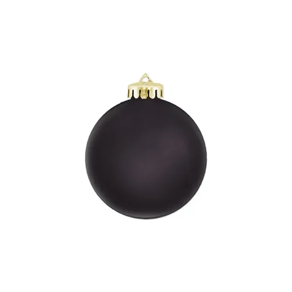 3 1/4" Satin Finish Round Shatterproof Ornament