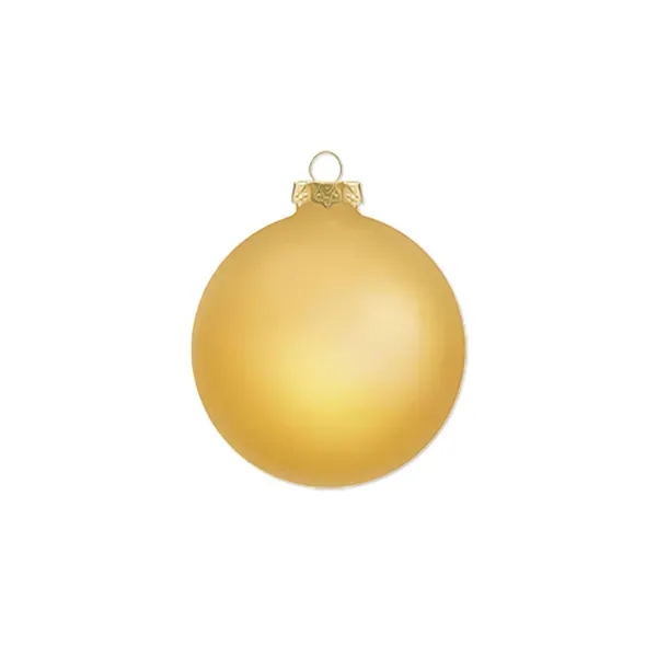 3 1/4" Traditional Glass Ornament