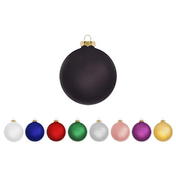 3 1/4" Traditional Glass Ornament