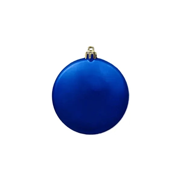 3" Satin Finish Flat Shatterproof Ornament
