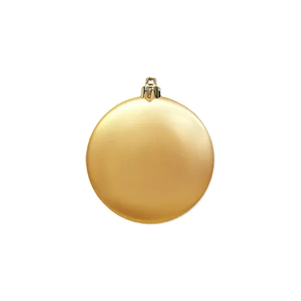 3" Satin Finish Flat Shatterproof Ornament
