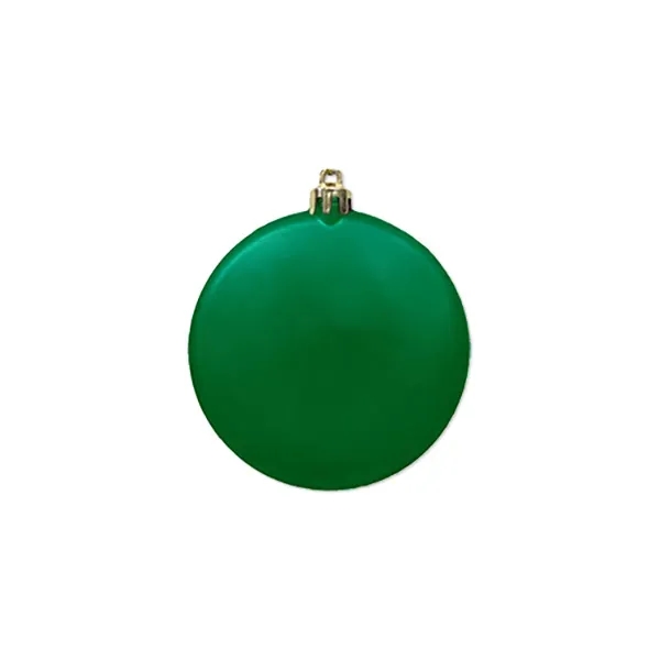 3" Satin Finish Flat Shatterproof Ornament