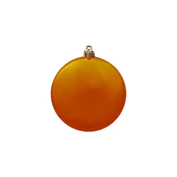 3" Satin Finish Flat Shatterproof Ornament