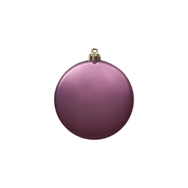 3" Satin Finish Flat Shatterproof Ornament