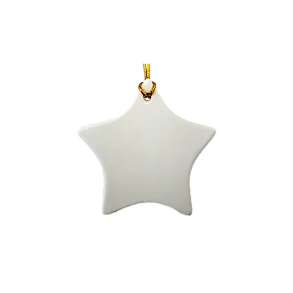 3" Ceramic Star Ornament