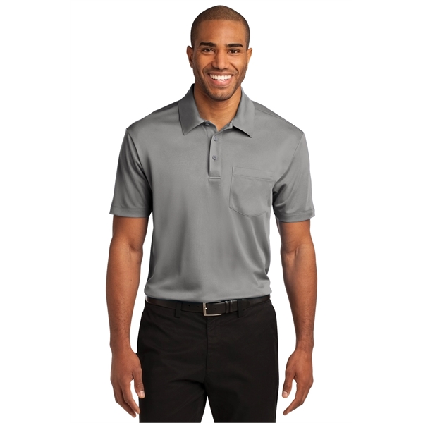 Port Authority Silk Touch Performance Pocket Polo. - Port Authority Silk Touch Performance Pocket Polo. - Image 41 of 75