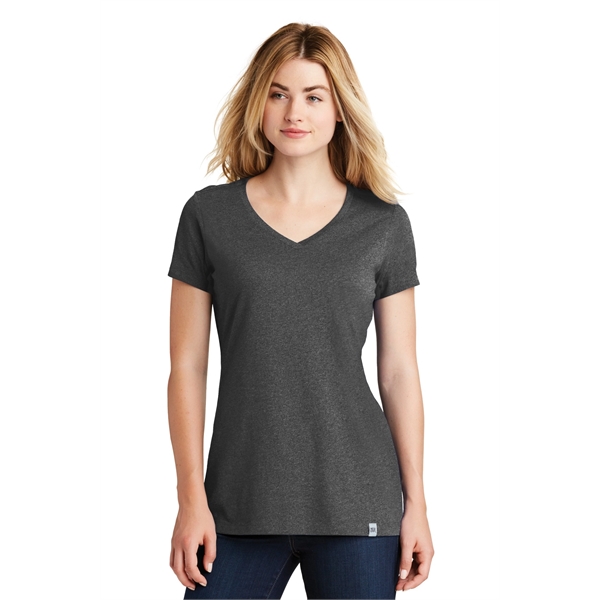 New Era Women's Heritage Blend V-Neck Tee. - New Era Women's Heritage Blend V-Neck Tee. - Image 23 of 76