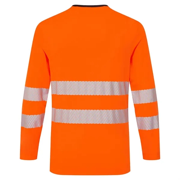PORTWEST® Moisture Wicking DX4 Hi-Vis Long Sleeve T-Shirt