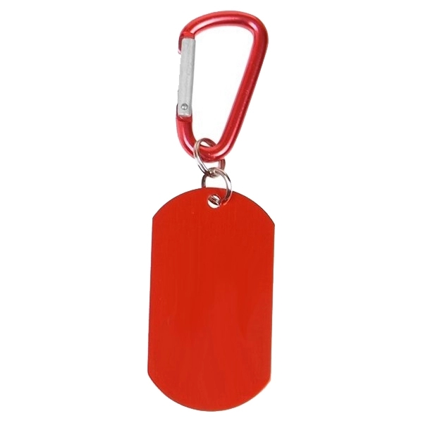 DOG TAG CARABINER KEY CHAIN - DOG TAG CARABINER KEY CHAIN - Image 3 of 3