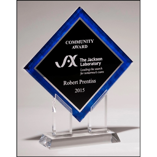 Laser Engraved Diamond Award 8.5x10 - Laser Engraved Diamond Award 8.5x10 - Image 1 of 5