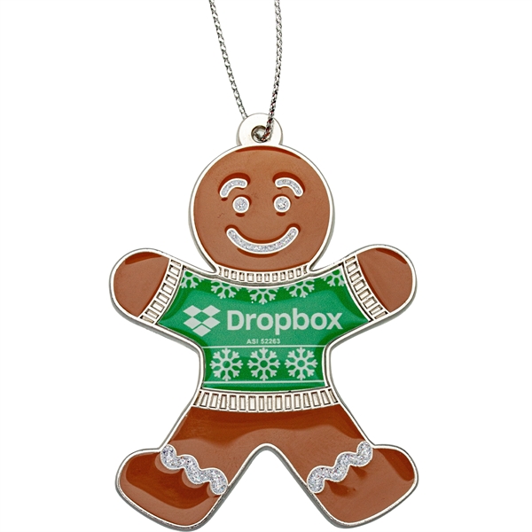 Gingerbread Man Holiday Ornament - Gingerbread Man Holiday Ornament - Image 0 of 3