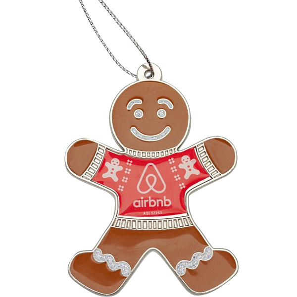 Gingerbread Man Holiday Ornament - Gingerbread Man Holiday Ornament - Image 1 of 3