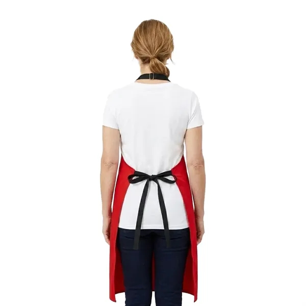 12 oz. Double frock Kitchen Apron w/ Contrast strap & Pocket