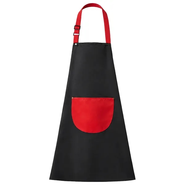 12 oz. Double frock Kitchen Apron w/ Contrast strap & Pocket