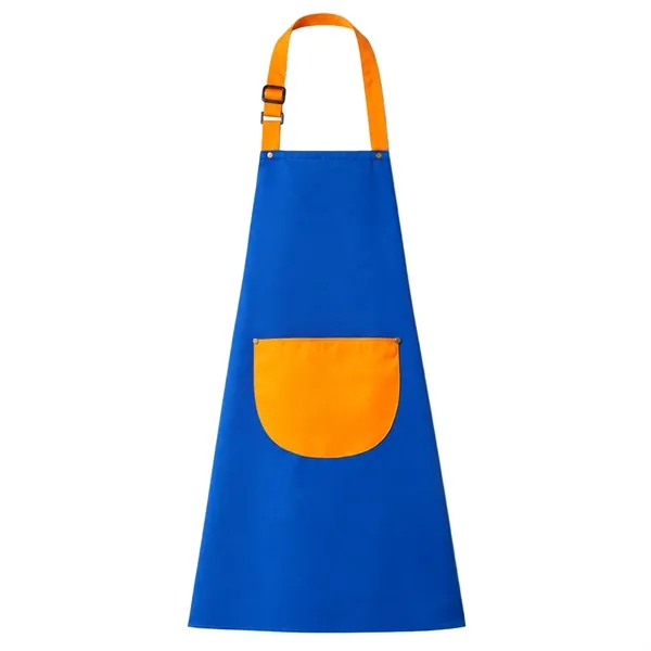 12 oz. Double frock Kitchen Apron w/ Contrast strap & Pocket