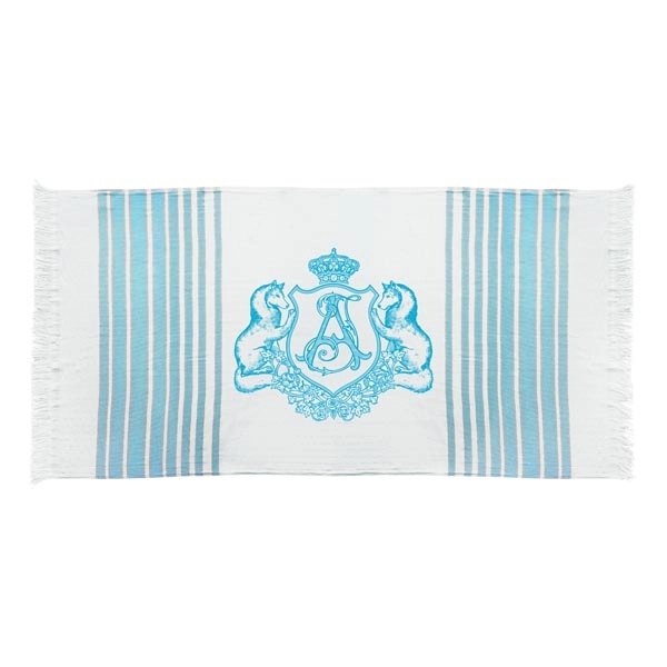 36x70 Turkish Beach Towel With Fringes - 36x70 Turkish Beach Towel With Fringes - Image 13 of 32