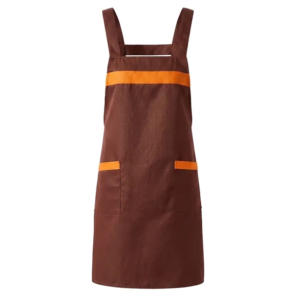 12 oz Woven knitted Two-Tone Kitchen Aprons w/ 2 pockets