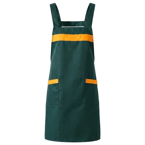 12 oz Woven knitted Two-Tone Kitchen Aprons w/ 2 pockets