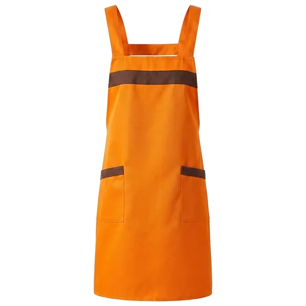 12 oz Woven knitted Two-Tone Kitchen Aprons w/ 2 pockets