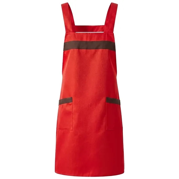 12 oz Woven knitted Two-Tone Kitchen Aprons w/ 2 pockets