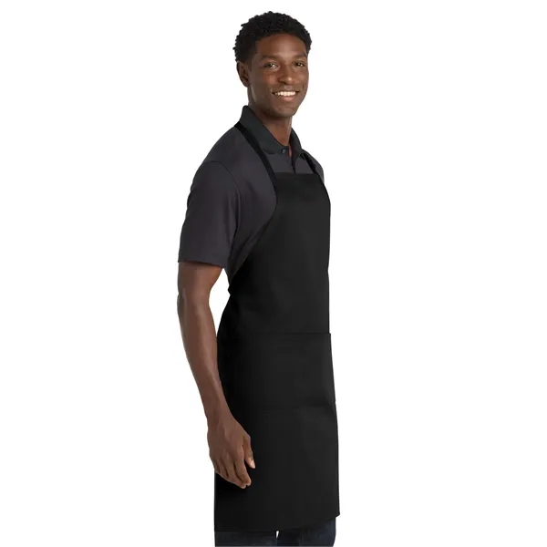 Port Authority Easy Care Extra Long Bib Apron with Stain ...