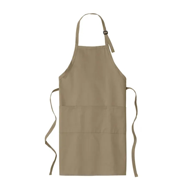 Port Authority Easy Care Extra Long Bib Apron with Stain ...