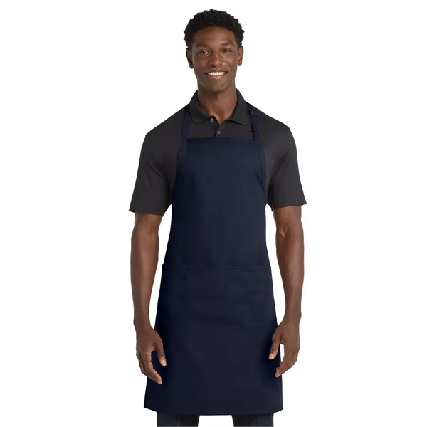 Port Authority Easy Care Extra Long Bib Apron with Stain ...