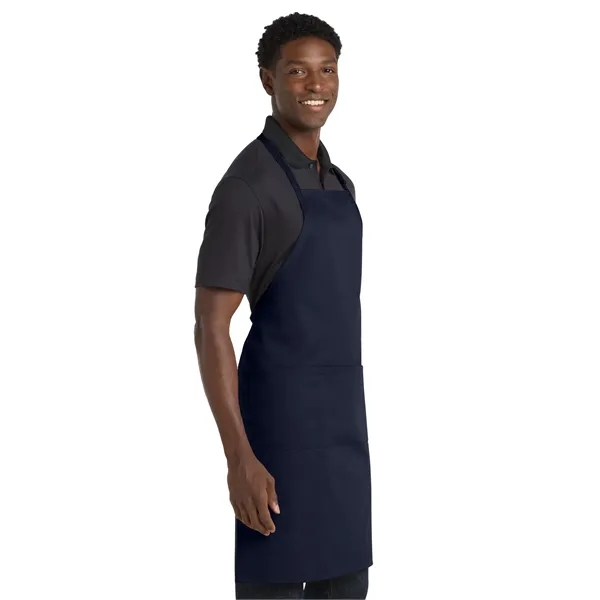 Port Authority Easy Care Extra Long Bib Apron with Stain ...