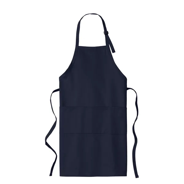 Port Authority Easy Care Extra Long Bib Apron with Stain ...