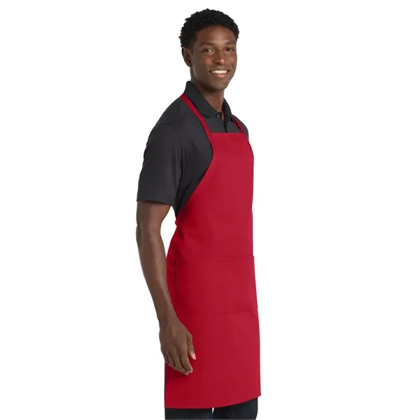 Port Authority Easy Care Extra Long Bib Apron with Stain ...
