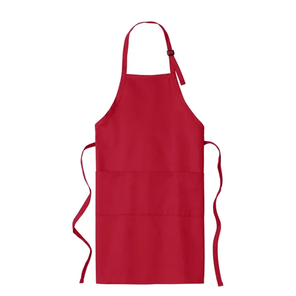 Port Authority Easy Care Extra Long Bib Apron with Stain ...