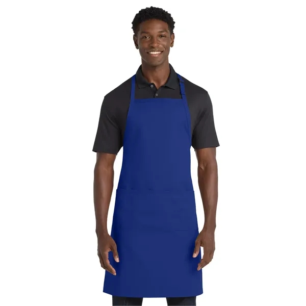 Port Authority Easy Care Extra Long Bib Apron with Stain ...