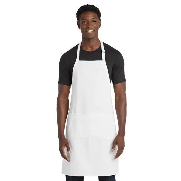 Port Authority Easy Care Extra Long Bib Apron with Stain ...