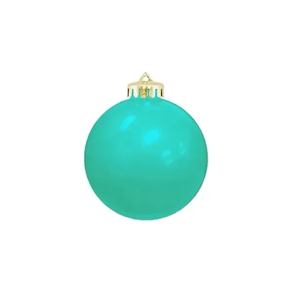 3 1/4" USA-Made Round Glossy Shatterproof Ornament