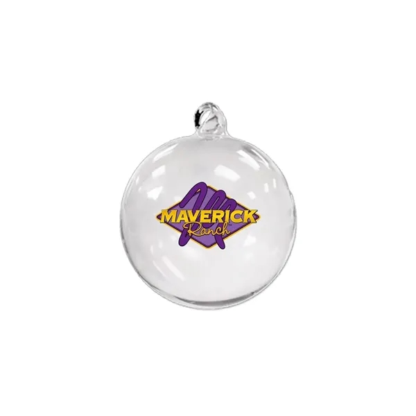 3" Hand Blown Glass Ornament