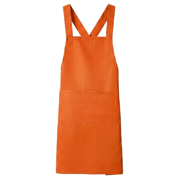 12 oz Woven knitted Kitchen Apron w/ Thick Strap & 2 pockets