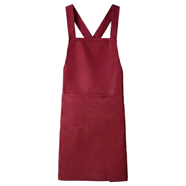 12 oz Woven knitted Kitchen Apron w/ Thick Strap & 2 pockets