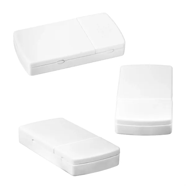 Compact Travel Pill Cutter Splitter W/ 2 Case