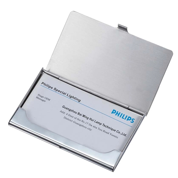 Stainless Steel Name Card Holder - Stainless Steel Name Card Holder - Image 1 of 1