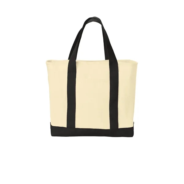 Custom Port Authority - Ideal Twill Two-Tone Shopping Tote.