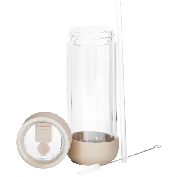16 oz Ember Glass Cold Drink Travel Tumbler